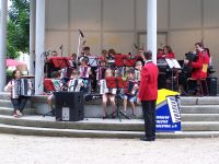 Die Kleinen Harmonisten unter der Leitung von Theresa Schlosser und Richard Wunderlich