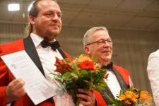 Kay und Herbert Piesendel bekamen die DHV Ehrennadel in Silber für zwanzigjährige Orchestermitgliedschaft